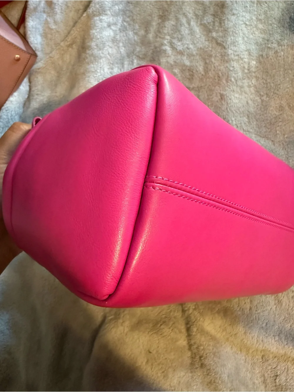 kate spade Bright Pink Leather Mini Top-Handle Bag